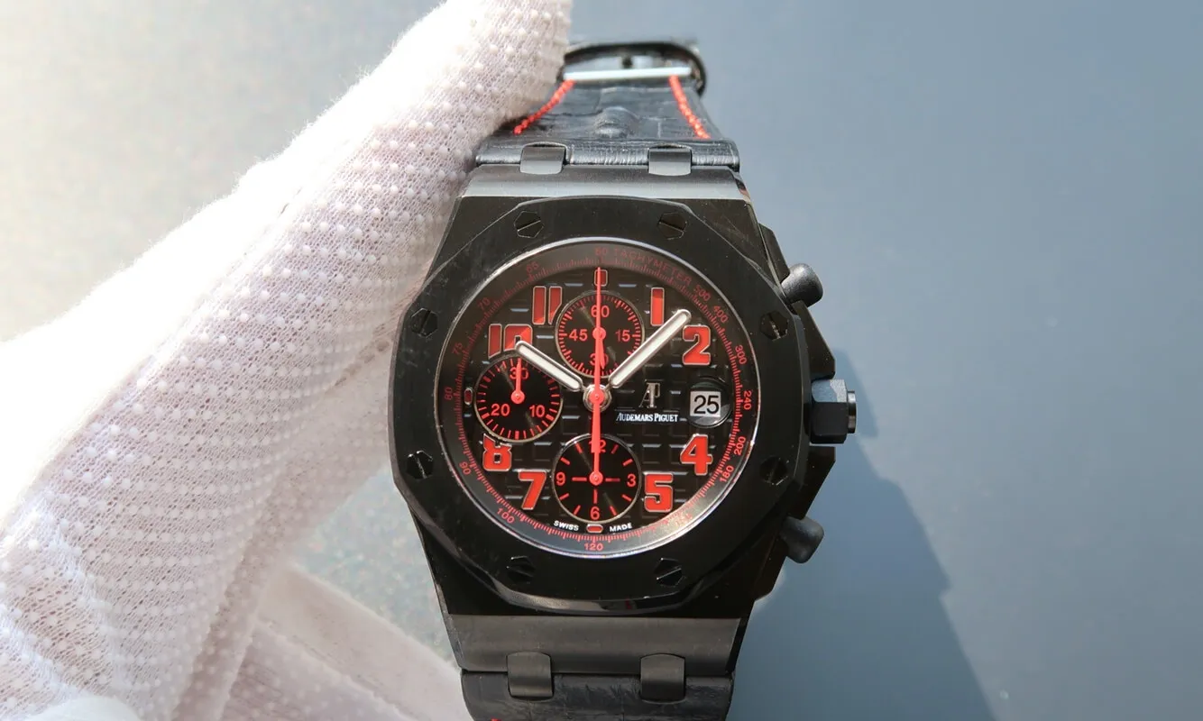 Audemars Piguet Royal Oak Offshore 26186SN.OO.D101CR.01 JF Factory 1:1 Best Edition Replica Watch Black Strap